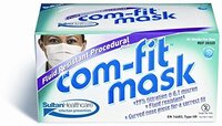 Sultan Comfit Fluid Resistant Masks - 50pk Pink - DMI Ireland's Leading Dental Supplier - Next Day Delivery