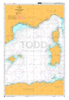 ADMIRALTY Chart - 166 Alger to Genova and Tunis