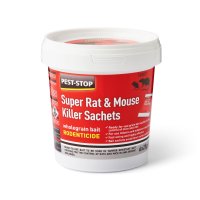 Pest-Stop Super Rat & Mouse Killer Sachets (6 x 25g)