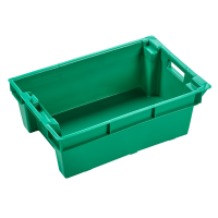 Stack & Nest Container, 600 x 400 x 200 mm, Green
