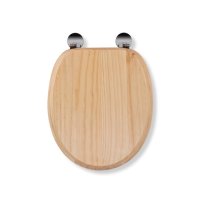 Croydex Davos Flexi-Fix&trade; Toilet Seat - Blonded Pine Effect WL602272H