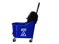Twin Kentucky Bucket and Wringer Blue 46 ltr