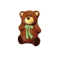 Gwynedd - Ted the Teddy Bear - decorated solid milk chocolate - appr 29pcs x 1kg