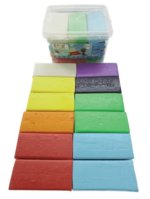 Modelling Clay Bucket - 12 Colours (12 x 200g)