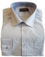 Blue Long-Sleeved Shirt