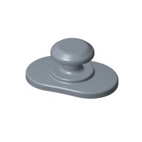 Lingual Button Round 10pk