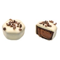 Liege - white chocolate hexagon with rum ganache 15g - 1kg