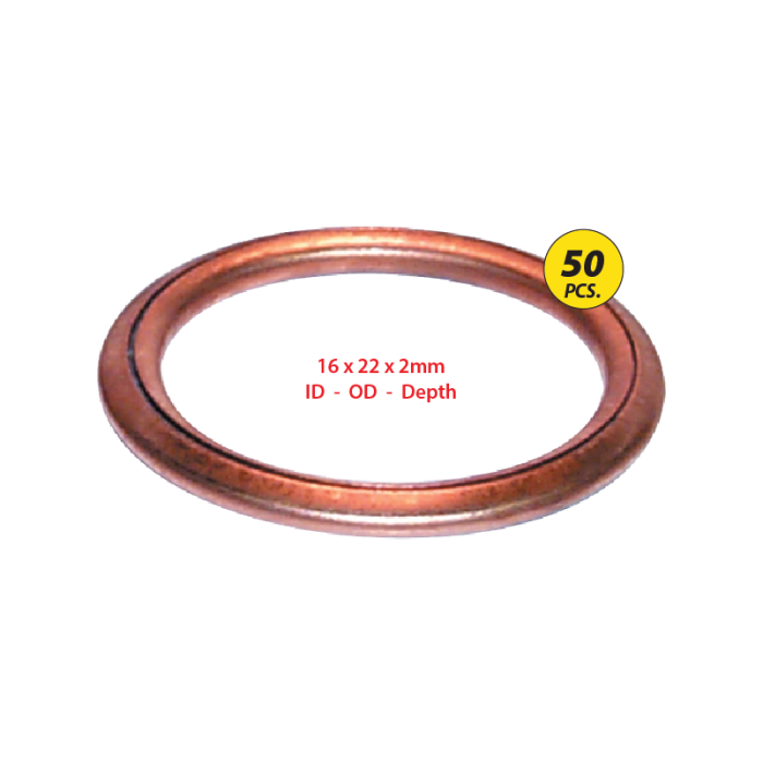 Copper Compression Washers 