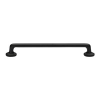 C0376-203-BKMT - Heritage Brass Cabinet Pull Traditional Design 203mm CTC Matt Black Finish