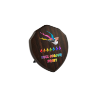 15cm Cherry Shield - UV Printed