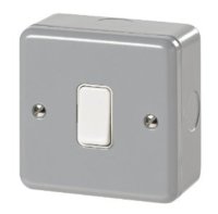 METAL SURFACE WITCH 1 GANG 2 WAY