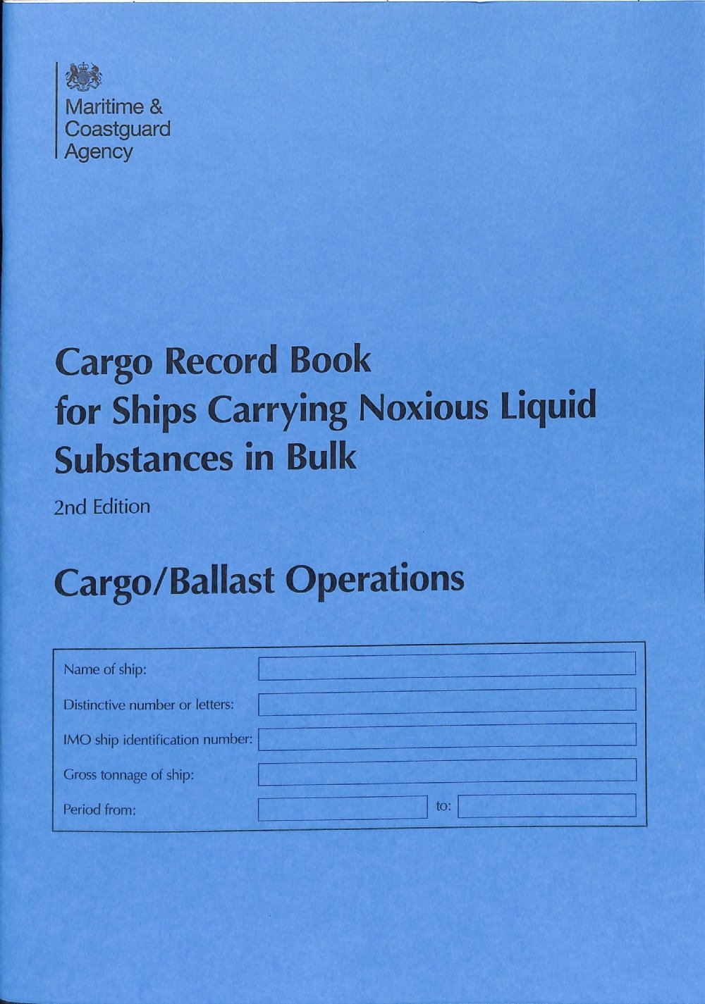 Cargo Record Book For Ships toddnavigation
