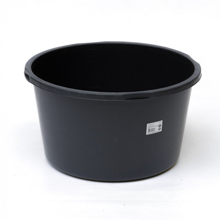 Fortis 65Ltr Round Mortar Bucket Black Goodwins