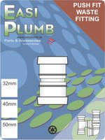 Easi Plumb 1 1/2" / 40mm Straight  Coupling