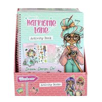 Santoro London Harmonie Lane Large Activity Books 10pc Cdu