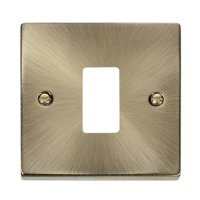 VPAB20401 GridPro 1G Plate Deco Antique Brass