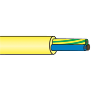 2.5 Flexible 3x50/0.25 Round Arctic Grade Mains Cable Yellow