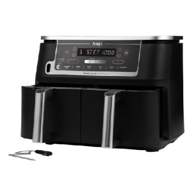 NinjaFoodi Max Dual Zone Air Fryer 9.5 Litre With Smart Cook Probe System | AF451UK