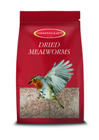 J&J Dried Mealworms 500g Pouch x 1