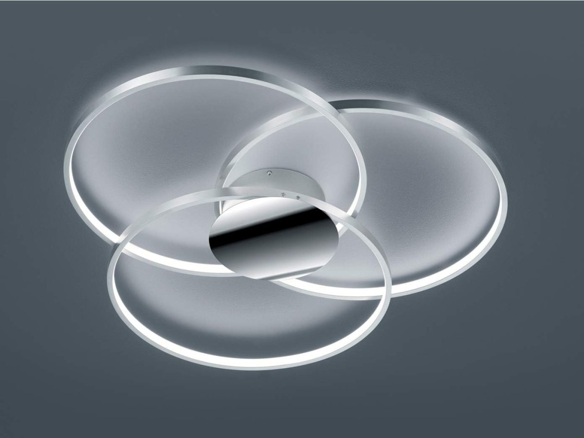 Trio Sedona Brushed Aluminium Ceiling Light
