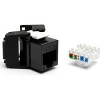 Excel CAT 6 UTP Slimline Tooless Jack Black R-100-215-BK