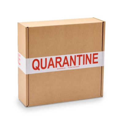 Ruban de quarantaine, longueur 66 m x largeur 50 mm, paquet de 6