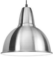 SPUN LARGE ALUMINIUM E27 PENDANT (345MM DIAMETER)
