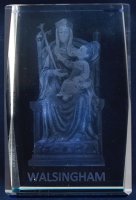 Lazer Engraved Crystal/Walsingham Anglican   (SPECIAL/50652 WALS