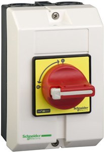 3 Pole Panel Mount Non Fused Isolator Switch, 40 A, 18.5 kW, IP20, IP65