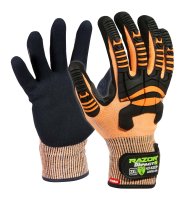 Esko Razor Impact 5 Glove, Orange
