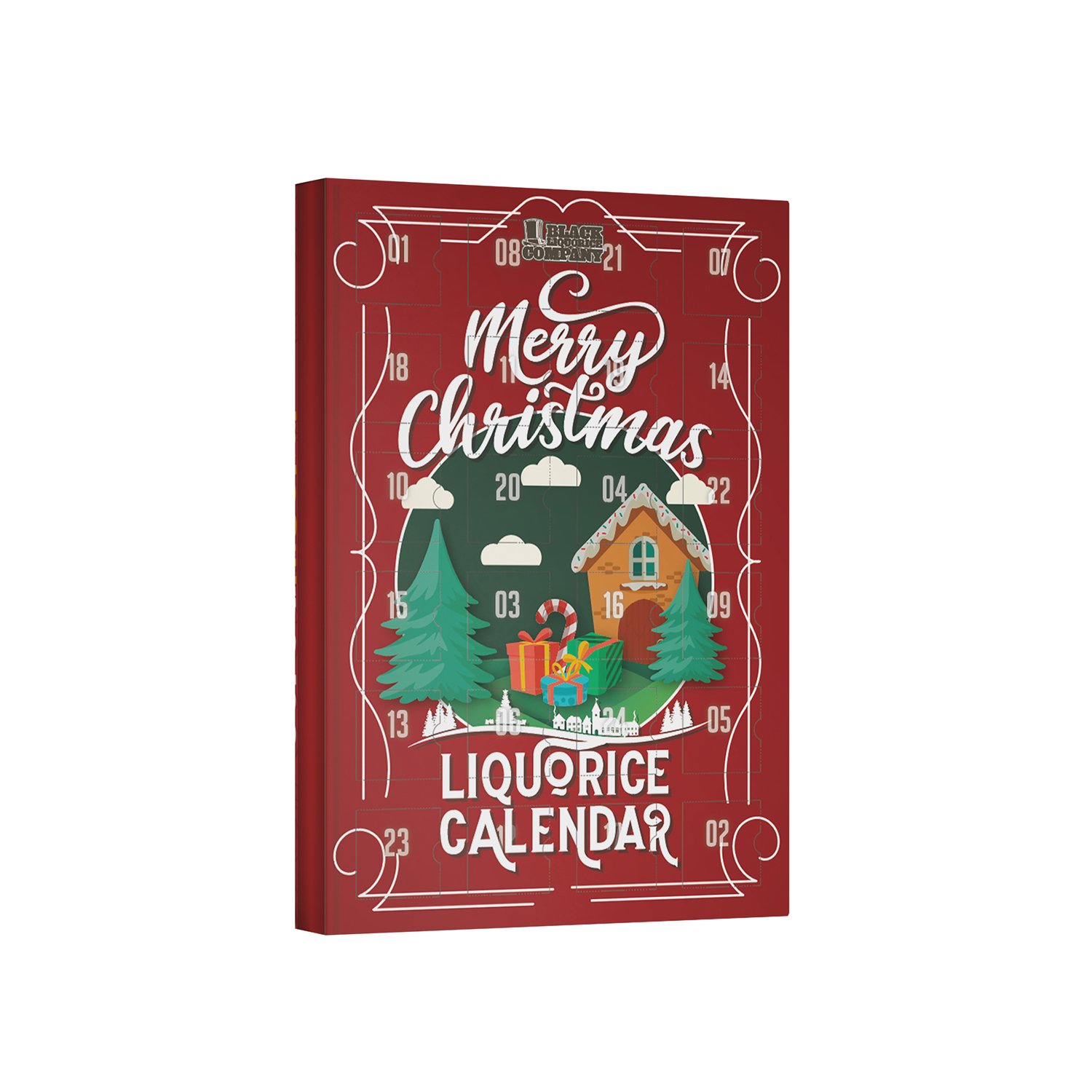 Liquorice advent calendar with 24 assorted liquorice treats 6x450g