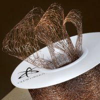 Spider Web Net On Ribbon Brown - 3.8cm x 20m
