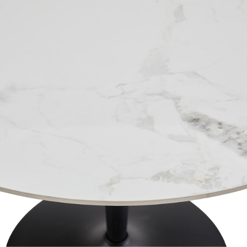 Code Round 1M Dining Table - White 3