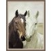 Hand Painted Picture Horse Buddies 50x70cm