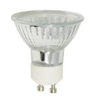 AVIDE  DICHROIC HALOGEN GU10  240 VOLT  50 WATT 25 DEGREE COLOUR TEMP 3000K 630 LUMEN DIMMABLE