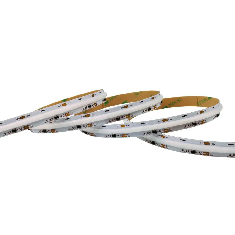SMART PLUG & PLAY DIGITAL RGB COB LED STRIP LIGHT KIT 5 METRES 576 LEDS/M  TUYA WIFI & REMOTE CONTROL WORKS WITH ALEXA & GOOGLE ASSISTANT