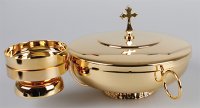 Dual use Ciborium/Gilt Finish/5 inch Diameter   (88260)