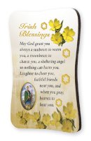 Wood Plaque/Fridge Magnet/Irish Blessing   (33736)