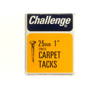 Challenge Zinc Plated Carpet Tacks 25mm 40g