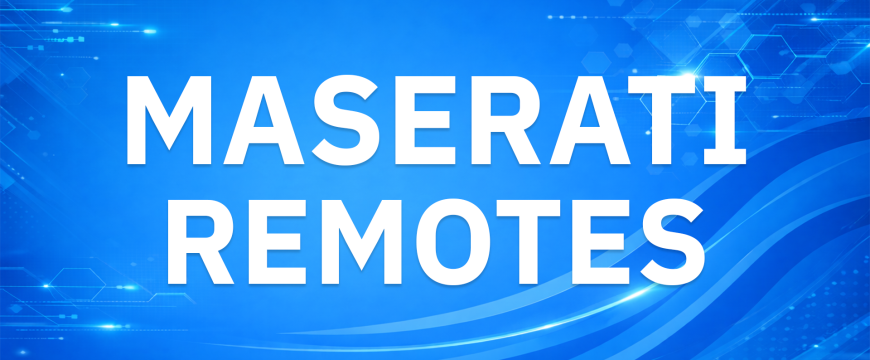 Maserati Remotes