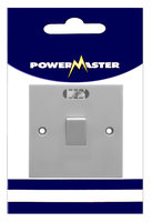 POWERMASTER 20 AMP DOUBLE POLE SWITCH WITH NEON