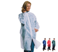 Polypropylene Disposable Lab Coat with Velcro Fastening