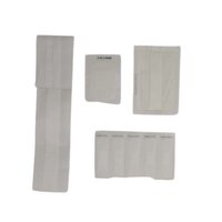 Assorted white woven plasters.