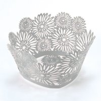 2256 CUPCAKE WRAP-DAHLIA-WHITE-12PCE-52m