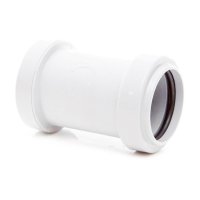 POLYPIPE WP25 WHITE STRAIGHT COUPLING 32mm