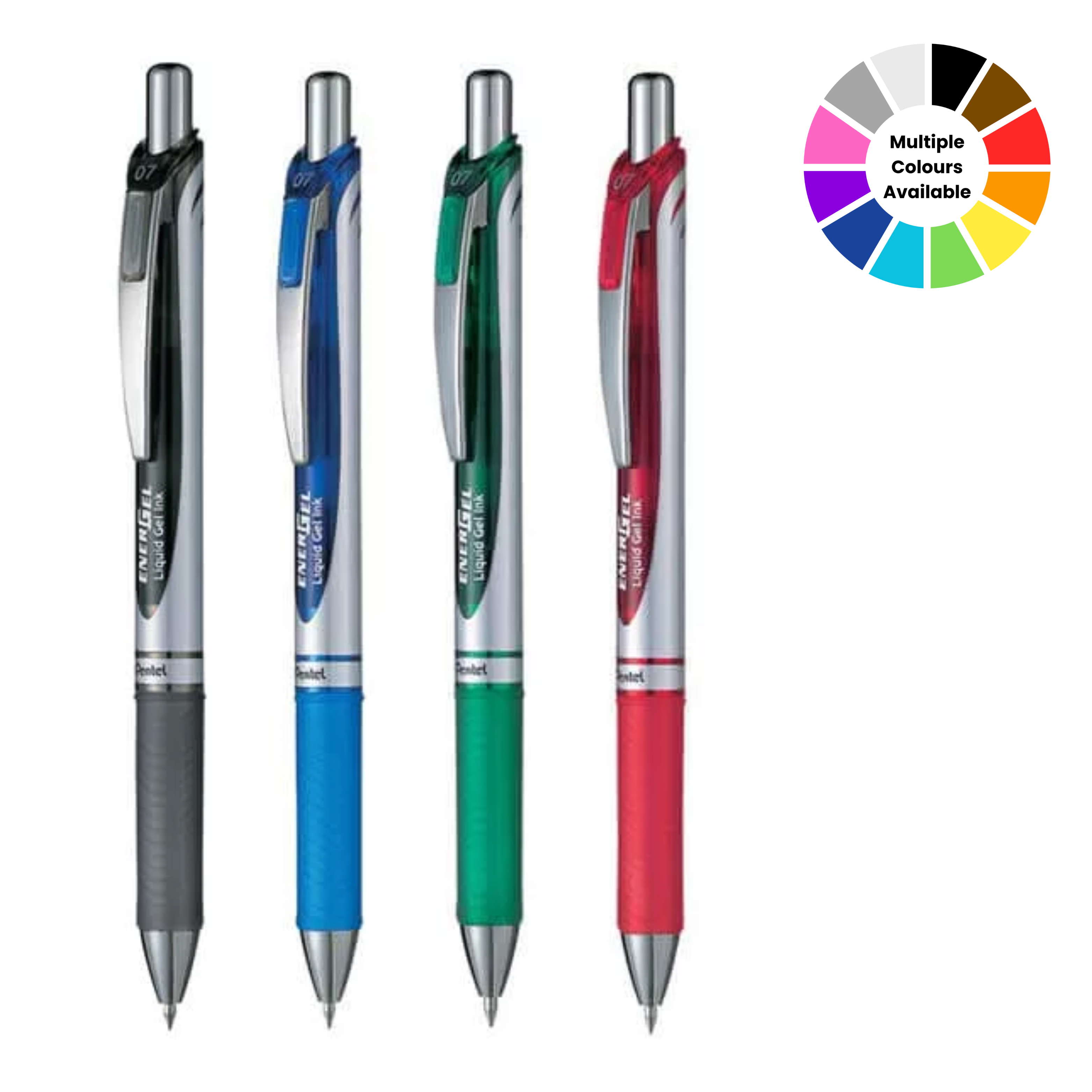 Pentel EnerGel Xm Retractable Rollerball 0.7mm, 12/Box