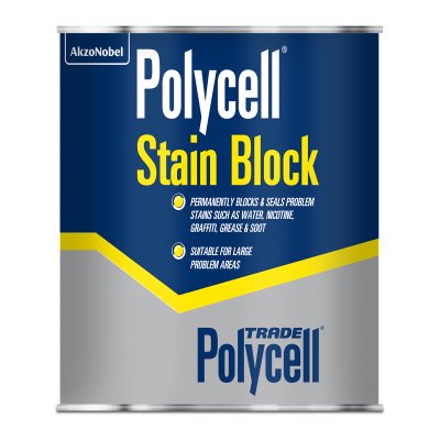 Polycell Trade Liquid Stain Block 1L 5077776