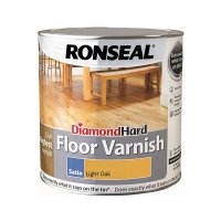 Ronseal Diamond Hard Floor Varnish Light Oak 2.5L Tin