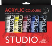 Phoenix Studio Acrylic Set - 5 Colours (75ml)