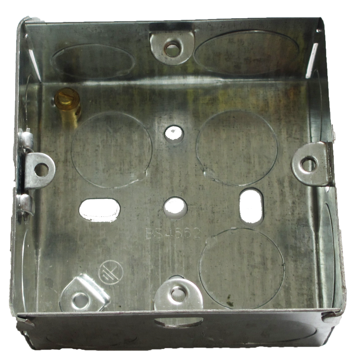 Cesco 35mm 1 Gang Flush Metal Box